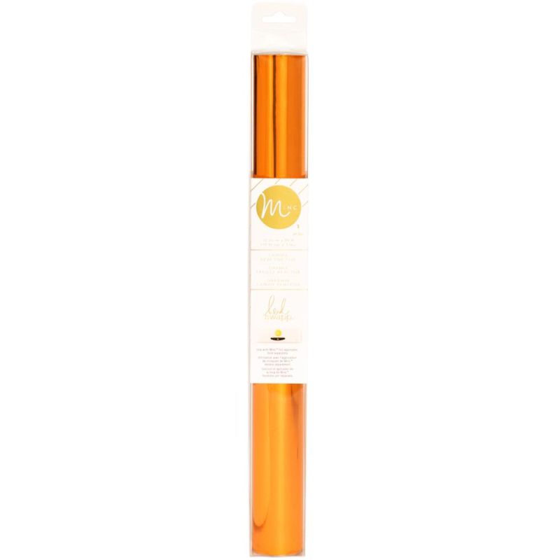 Foil Minc 12.25&quot; Orange

Lamina foil especial para usarla con la maquina Minc. 

Medida:31.12cm x 1.8 mts de largo

Equipo Scrapyart

 

 

 
