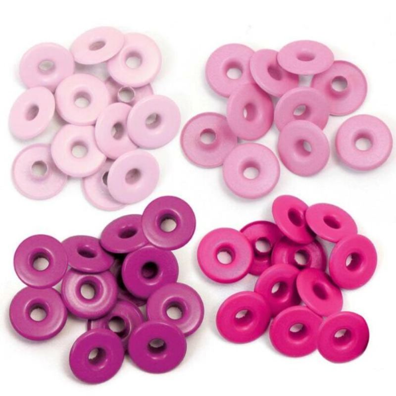 Wide Eyelets Pink 

Set de 40 Ojalillos anchos para embellecer y dar un mejor toque a tus creaciones, 10 de cada color. Ideal para tus proyectos de Scrapbooking y otras manualidades.

Puedes usarlo con la Crop-A-Dile y la Big Bite de We R Memory Keepers.

Diámetro interior 0.5cm.

Equipo Scrapyart

