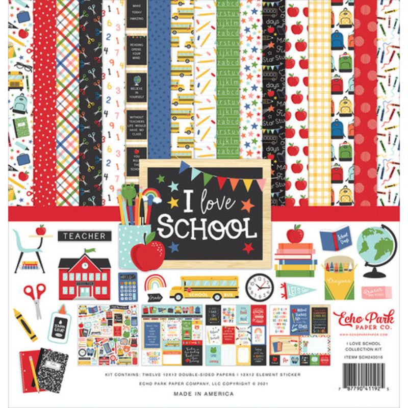  

KIT DE PAPEL CON DISEÑOS I LOVE SCHOOL 12x12&quot;

El kit I Love School Collection de 12 &quot;x 12&quot; está repleto de imágenes divertidas que incluyen crayones, una pila de libros, manzanas, calculadoras, autobuses escolares, relojes, una escuela, pegamento, tijeras, un escritorio, arco iris, mochilas, estrellas, números, ¡y mucho más! El kit incluye doce hojas de papel de doble cara y una hoja de elementos de 30x30 cm 

Equipo Scrapyart 

 
