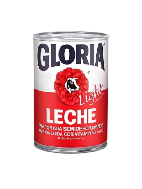 Gloria Leche Evaporada Light Lata 400 G Dismart 8535