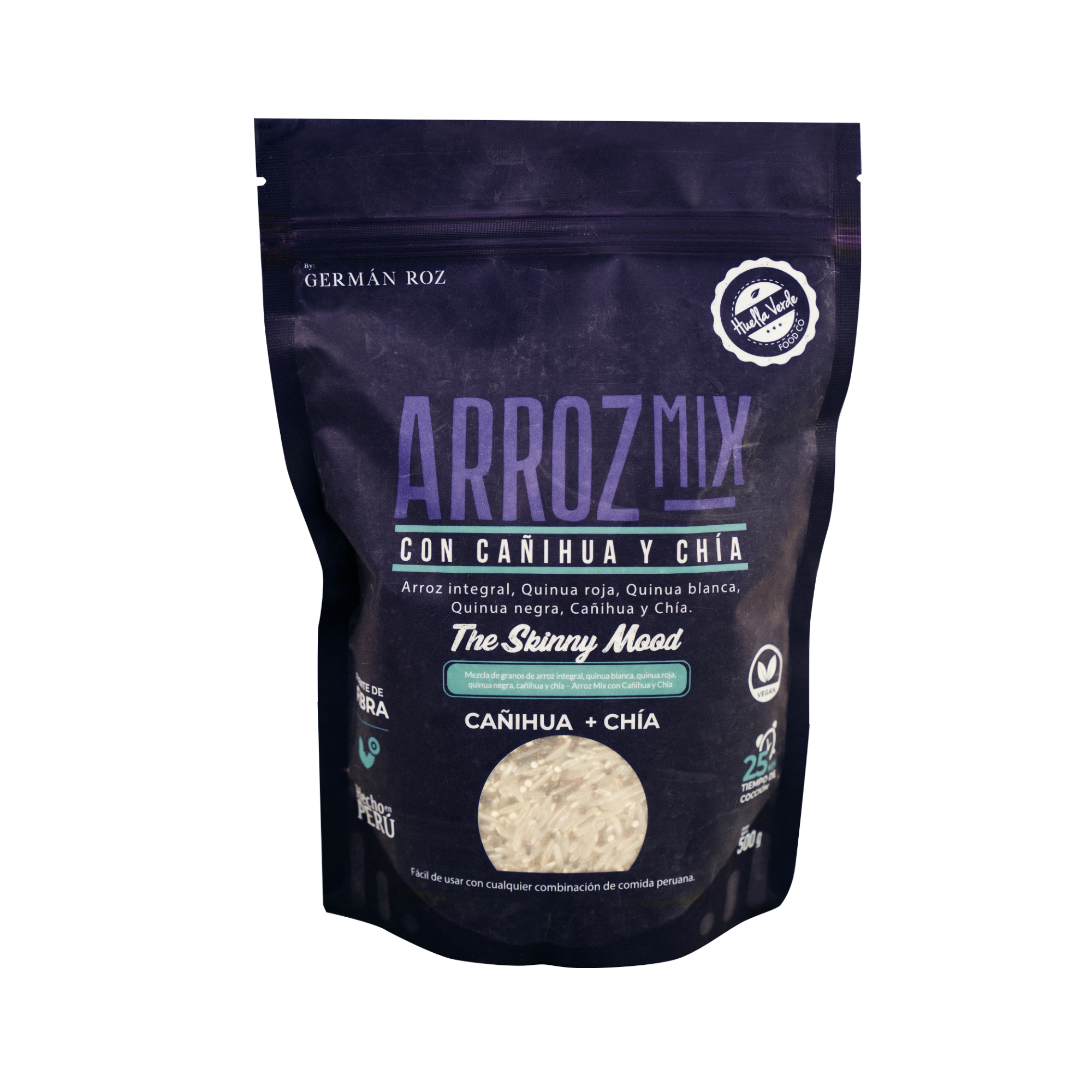 ¡Complementa tus comidas con nuestro nuevo Arroz Mix!

Contiene 4 veces más de proteína y 17 veces más de fibra que un arroz convencional. Hecho con insumos 100% peruanos y naturales.

Ingredientes: Arroz integral, granos de quinua tricolor, granos de cañihua y semillas de chía.

Doypack:500g

 
