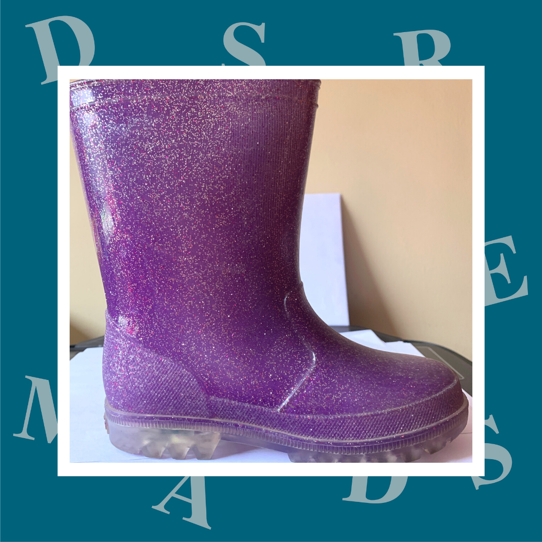 Botas lluvia moradas | Desmadres